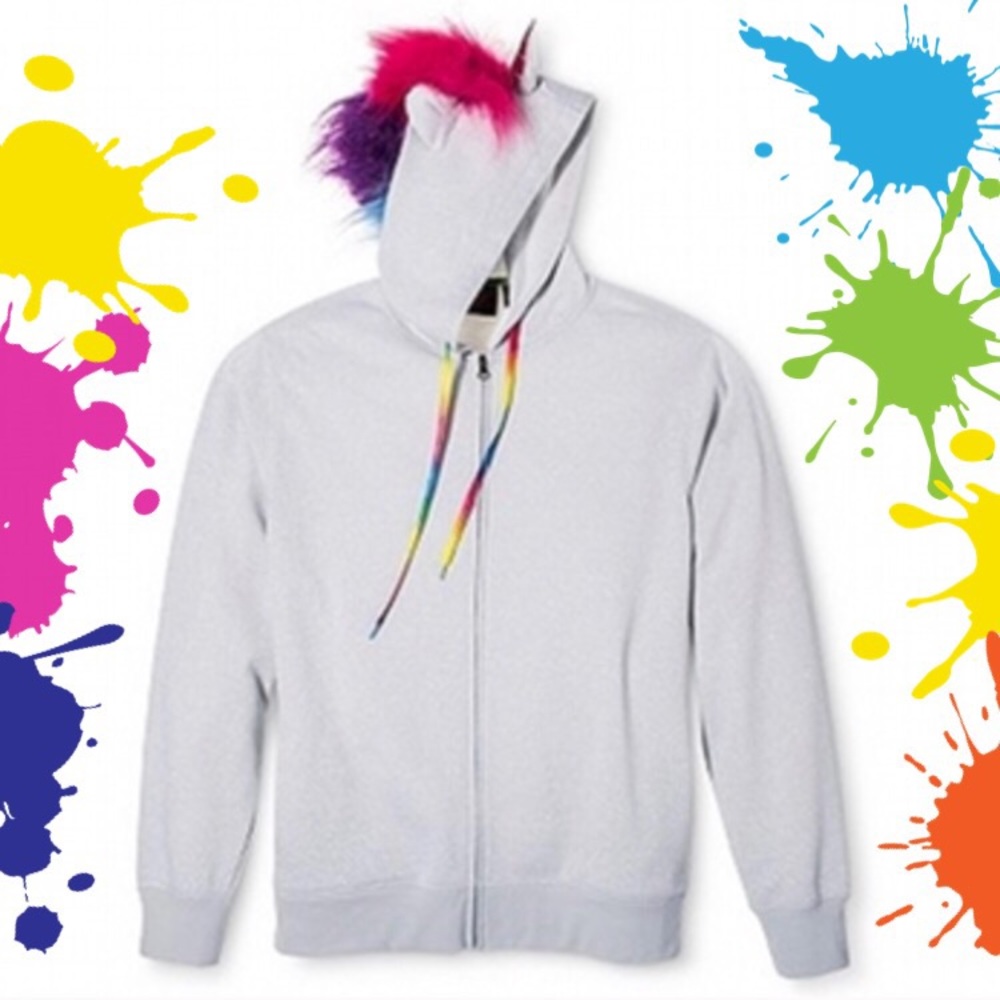 SOLD NWT Unicorn hoodie sweatshirt